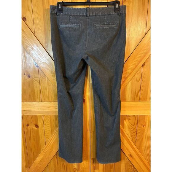 Express Editor Faded Charcoal Gray Zip Up Dress Pant Bootcut Size 10R (8926) - Picture 6 of 8